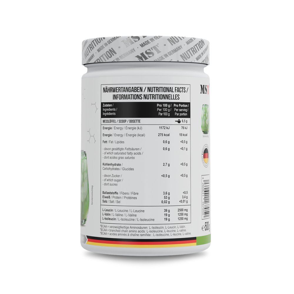 BCAA Zero 500 g Green Apple