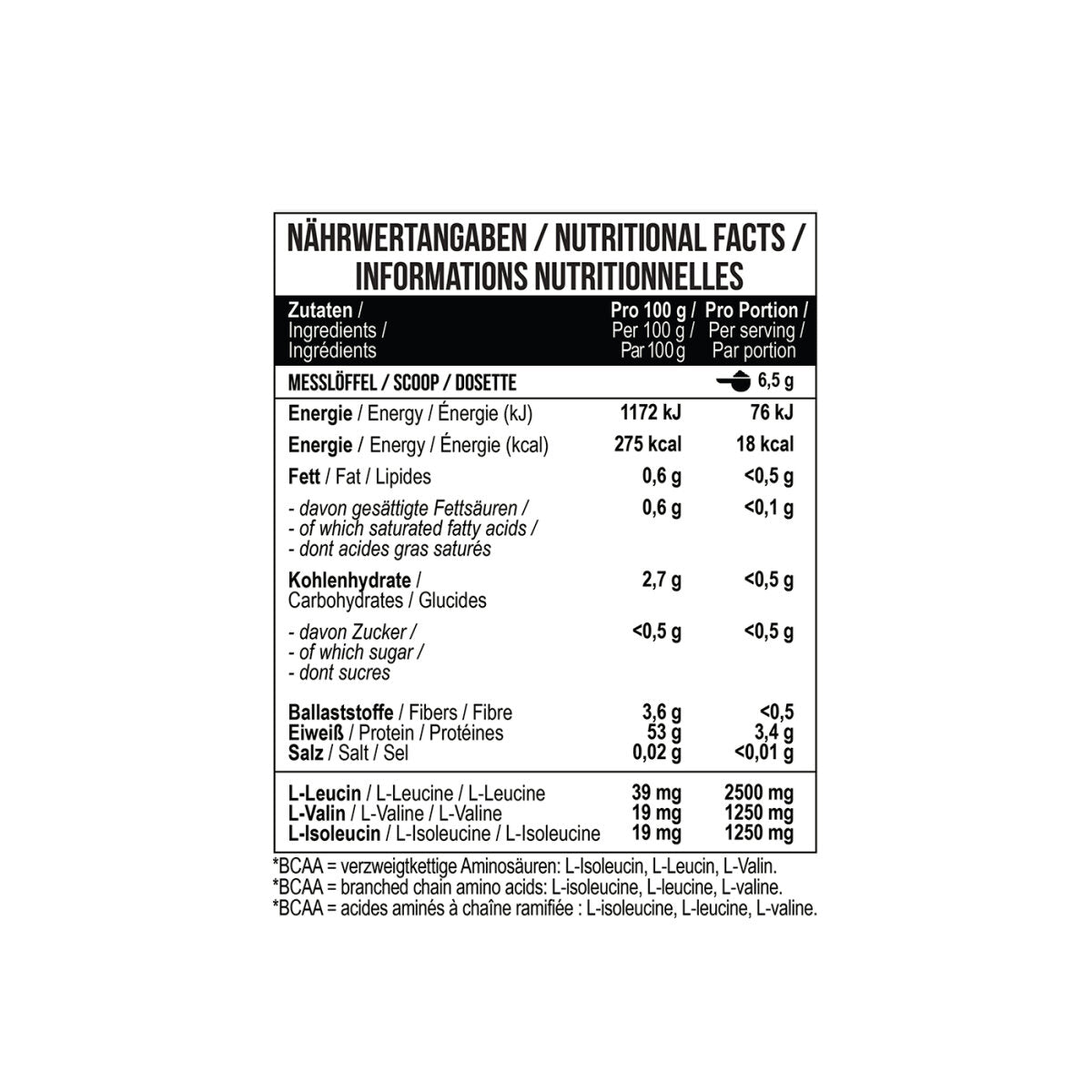 BCAA Zero 500 g Green Apple