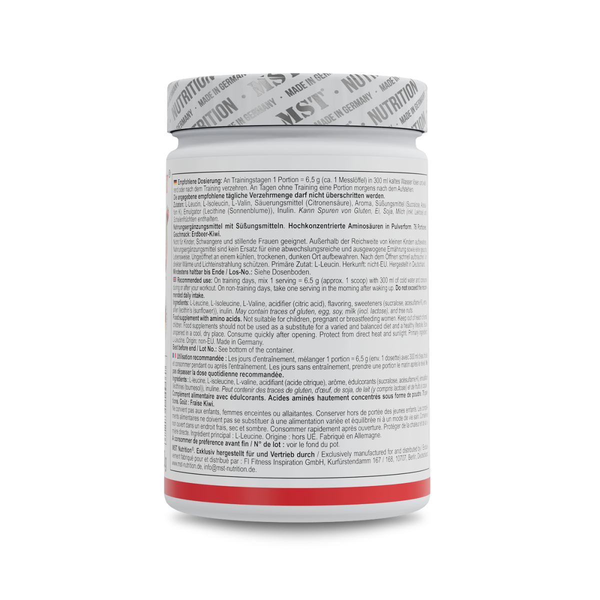 BCAA Zero 500 g Strawberry kiwi