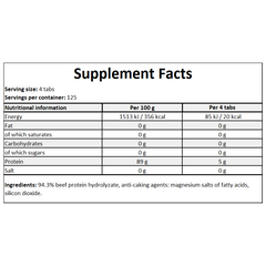 Beef Amino 5000 - 500tabs.