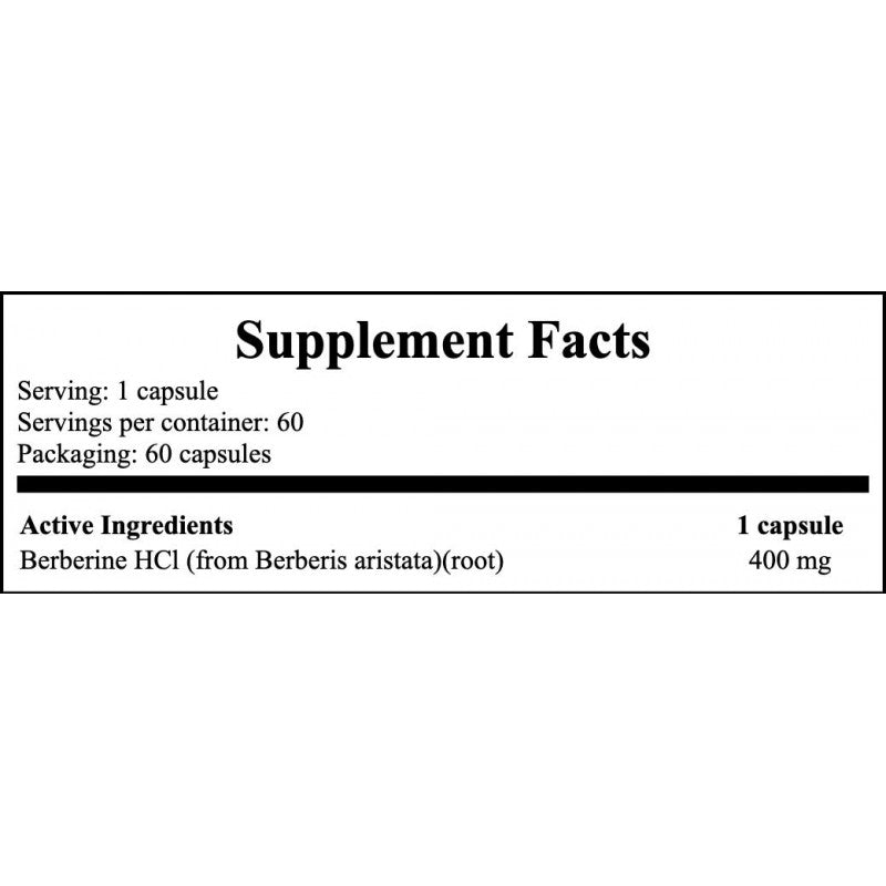 Berberine 400mg - 60caps x30