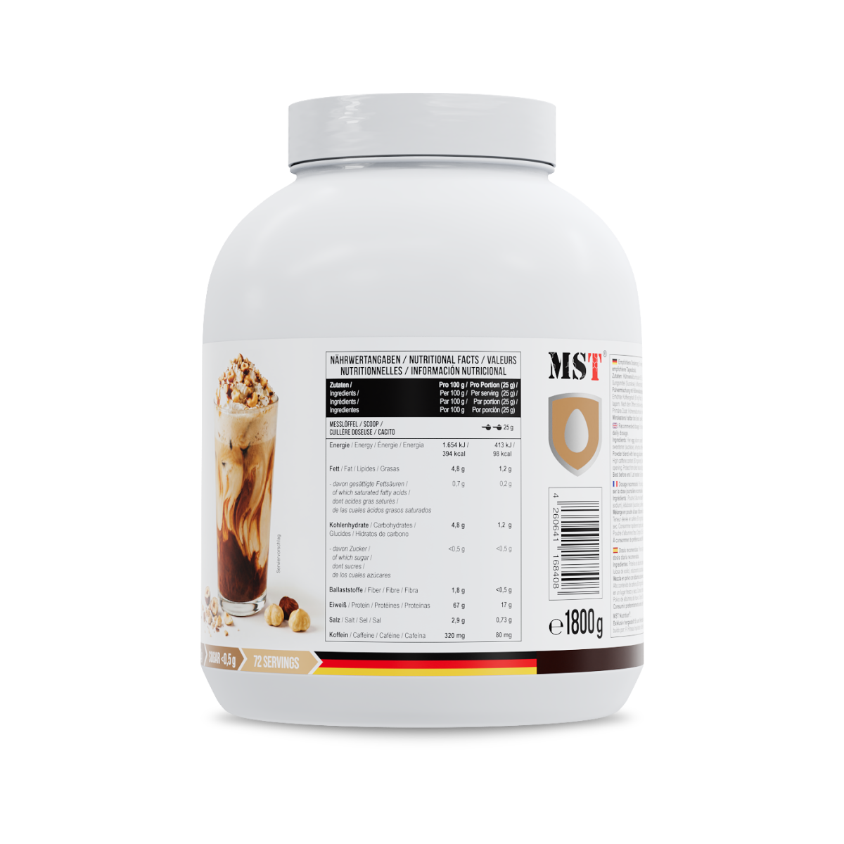 Best Egg Protein 1800 g Haselnuss Macchiato