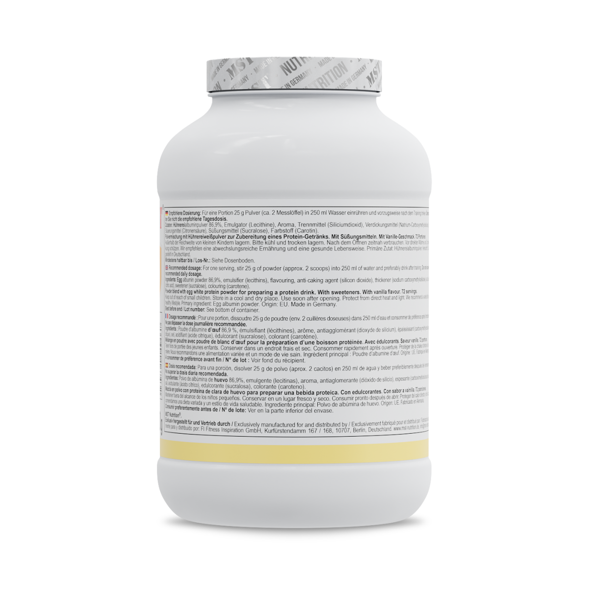Best Egg Protein 1800 g Vanille