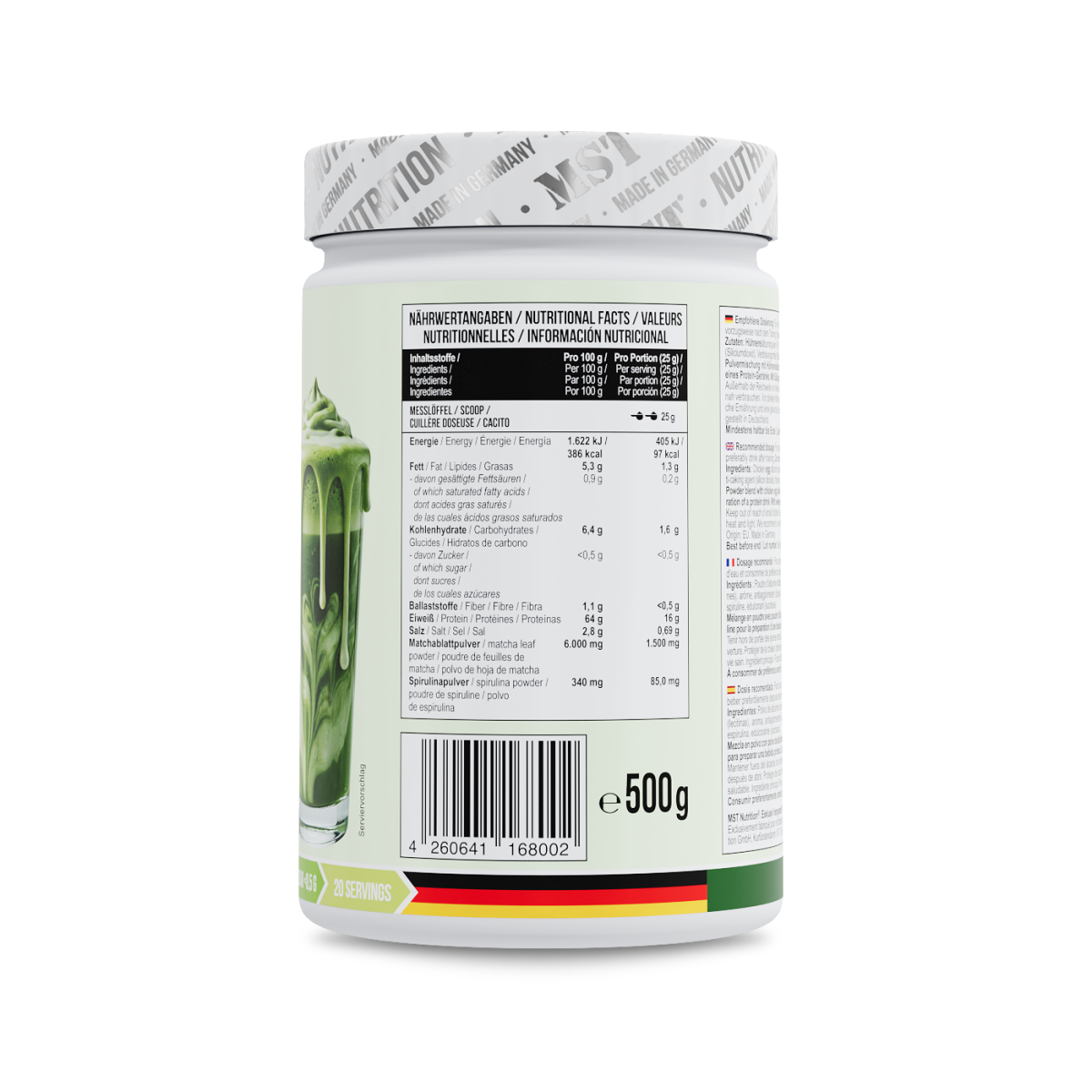 Best Egg Protein 500 g Matcha Latte
