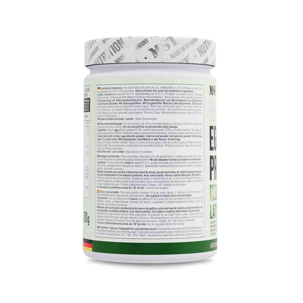 Best Egg Protein 500 g Matcha Latte
