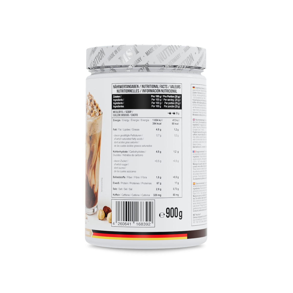 Best Egg Protein 900 g Haselnuss Macchiato