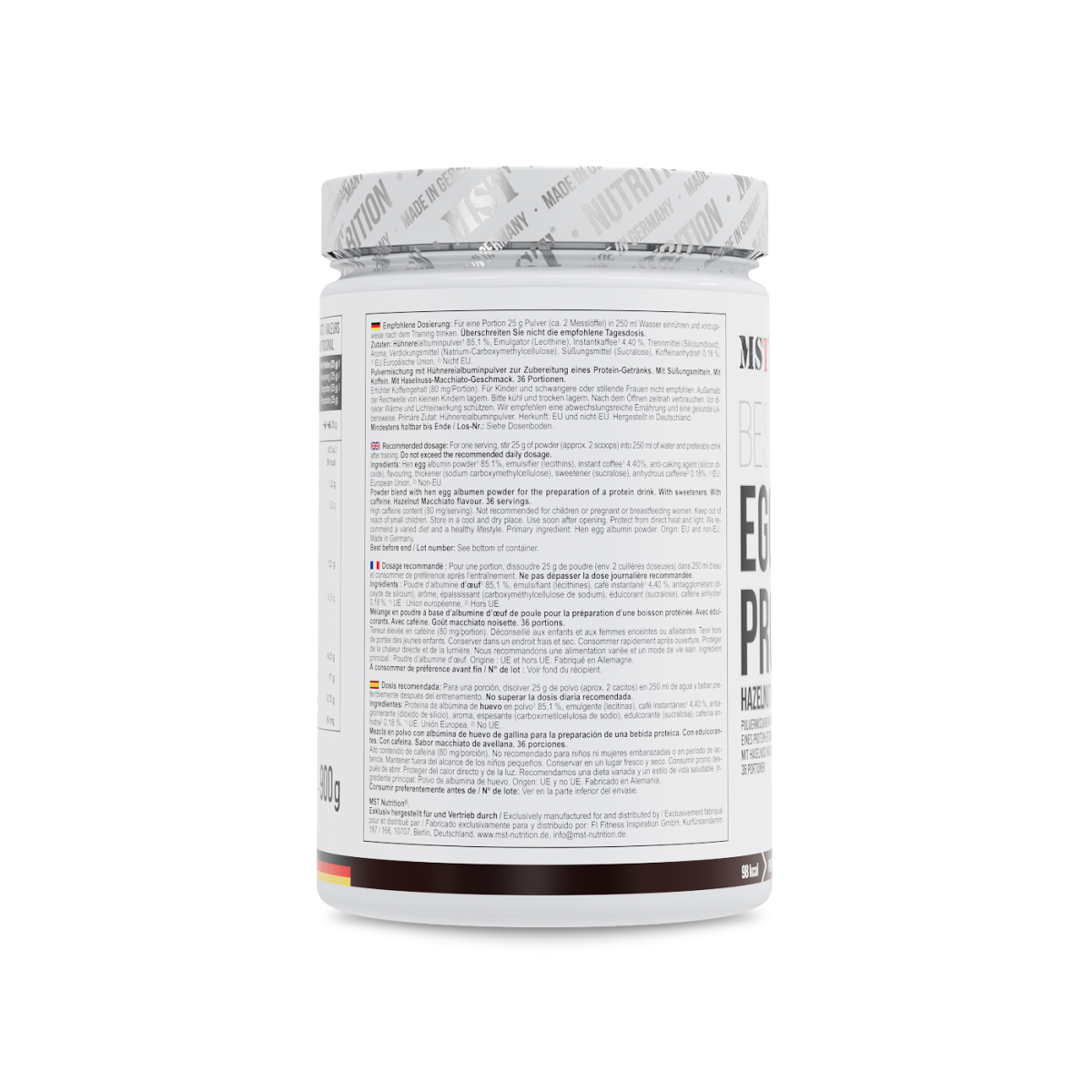 Best Egg Protein 900 g Haselnuss Macchiato