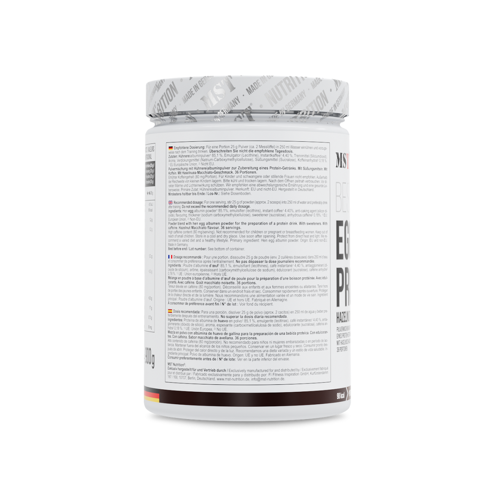Best Egg Protein 900 g Haselnuss Macchiato