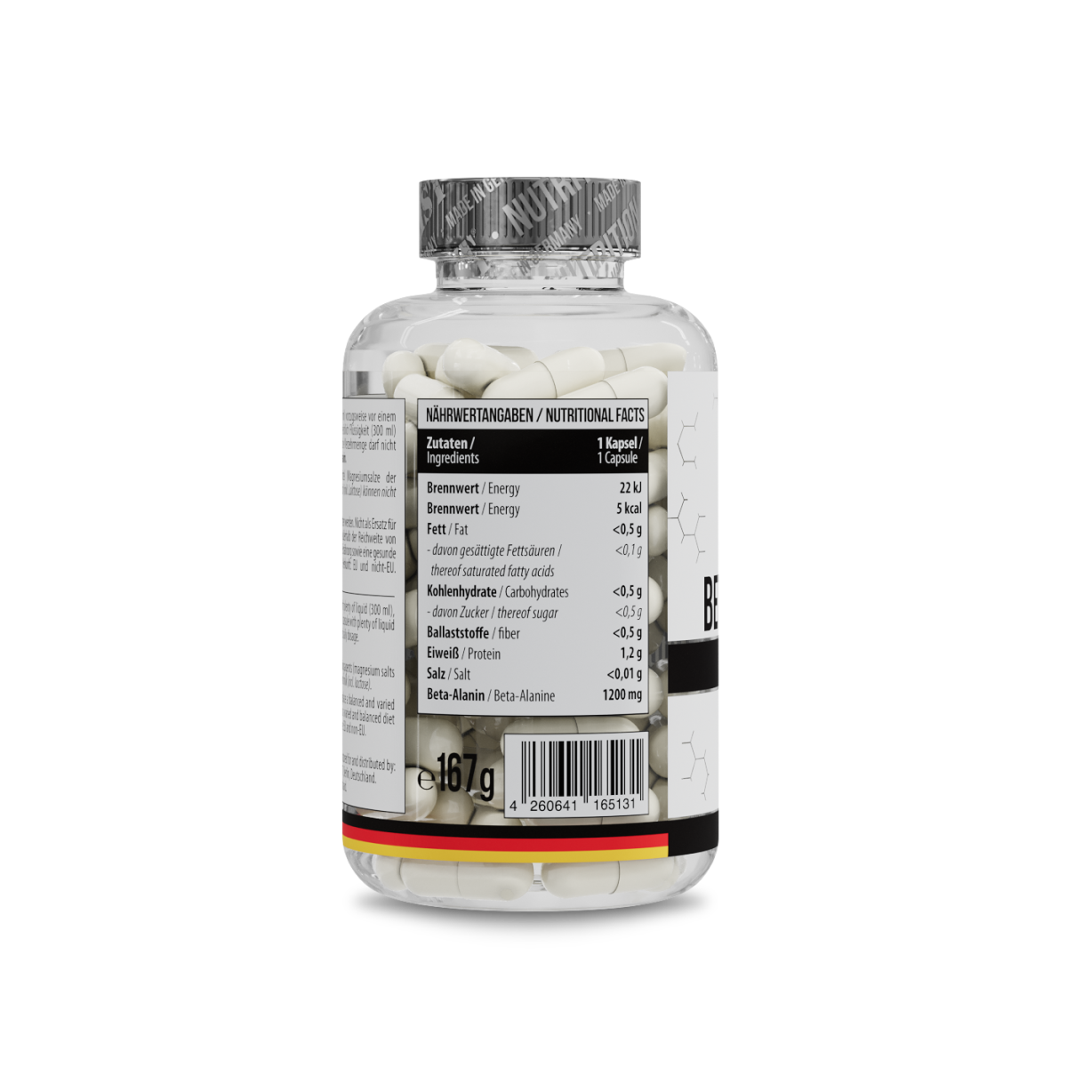 Beta Alanine 1200 mg 120 Kapseln