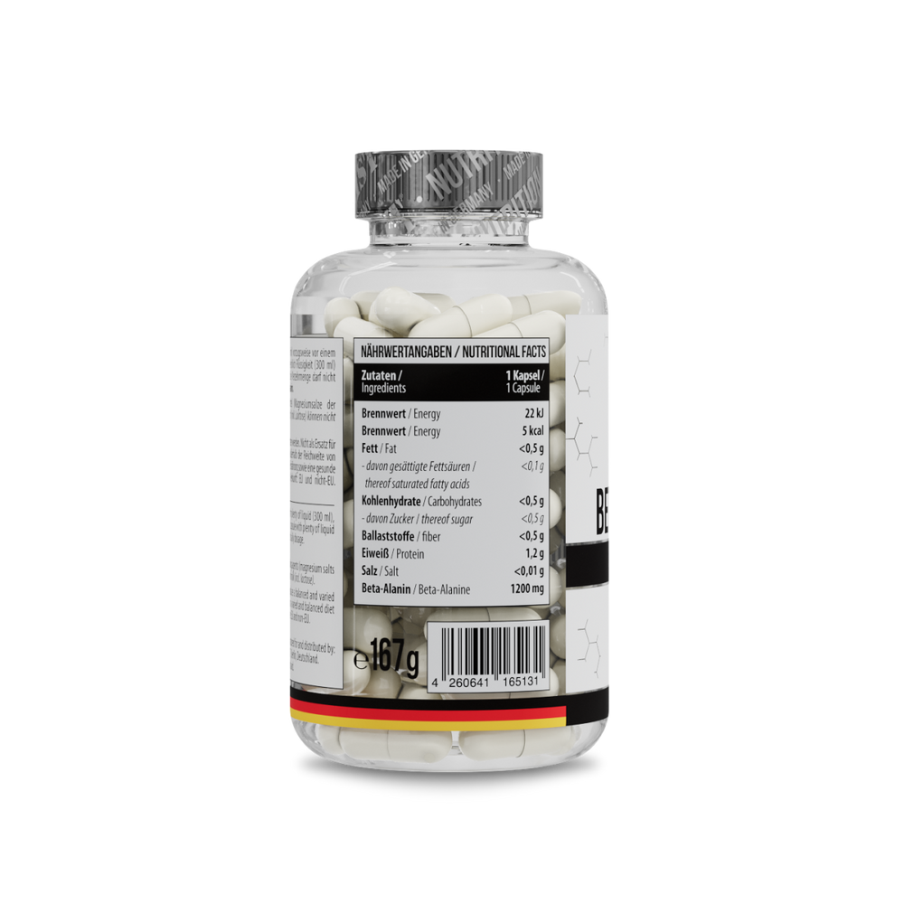 Beta Alanine 1200 mg 120 Kapseln