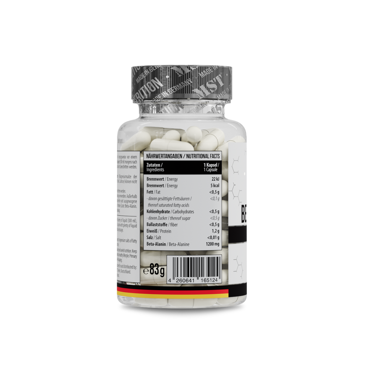 Beta Alanine 1200 mg 60 Kapseln