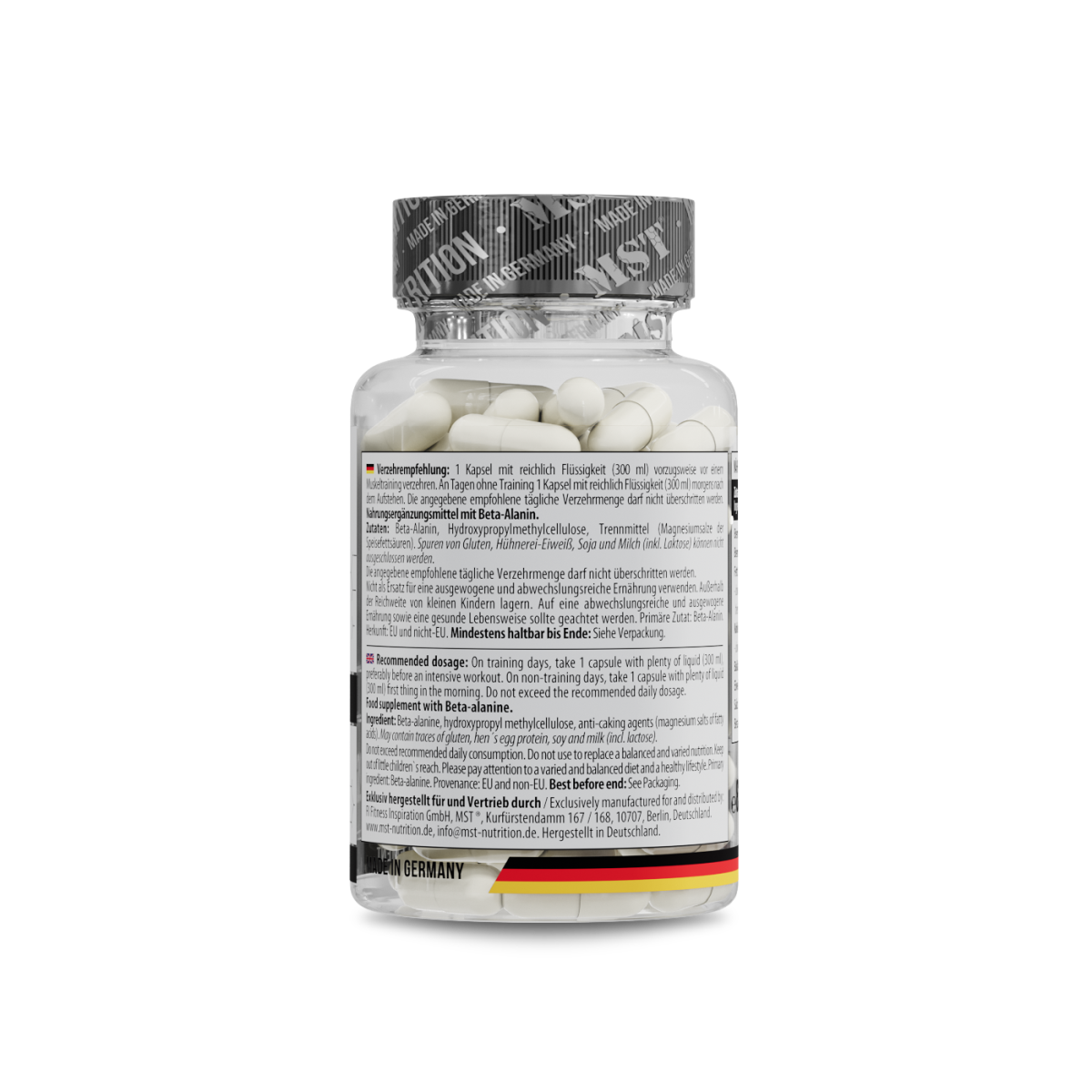 Beta Alanine 1200 mg 60 Kapseln