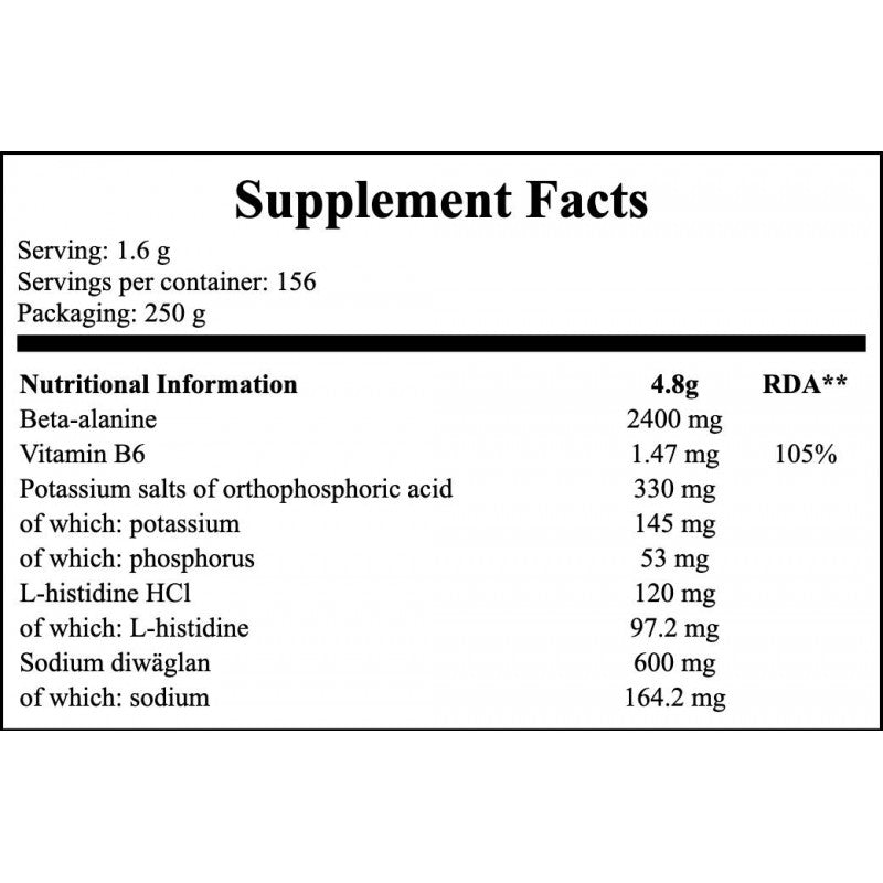 Beta Alanine Xplode - 250g - Orange x12