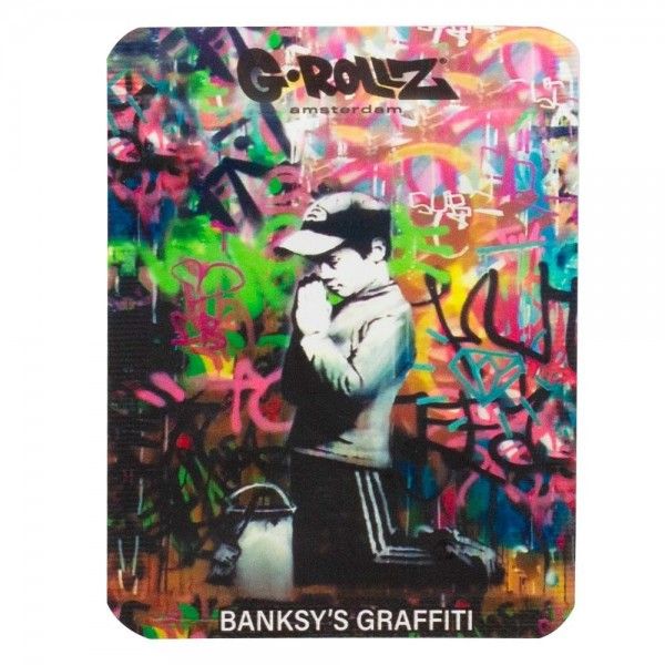 10x G-Rollz Alugrip, BANKSY Graffiti, 65 x 85mm