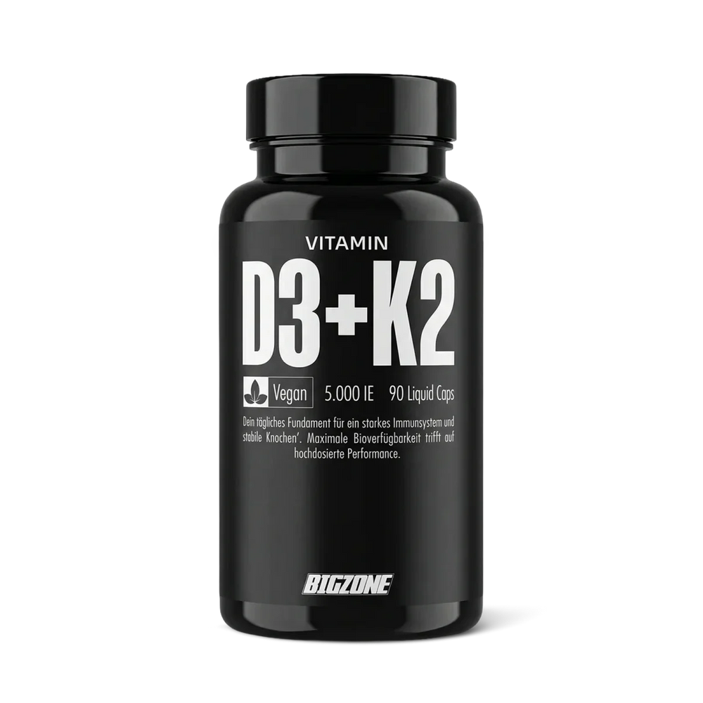 Big Zone Vitamin D3 + K2 90 Kapseln