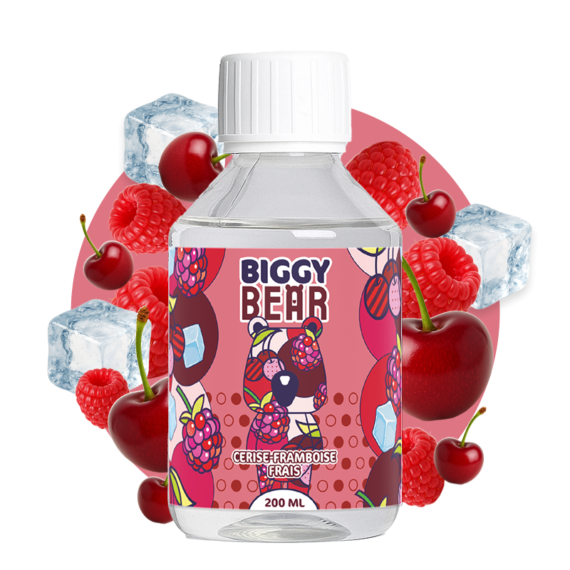 Biggy Bear - 200ml Liquid - Cerise Framboise Frais (ohne Nikotin)