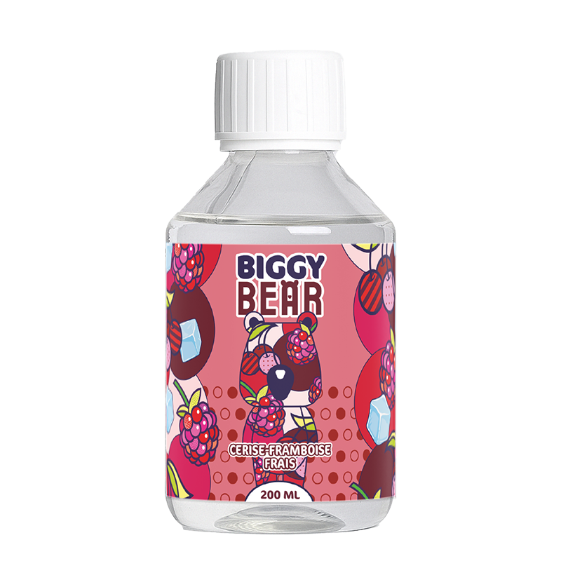 Biggy Bear - 200ml Liquid - Cerise Framboise Frais (ohne Nikotin)