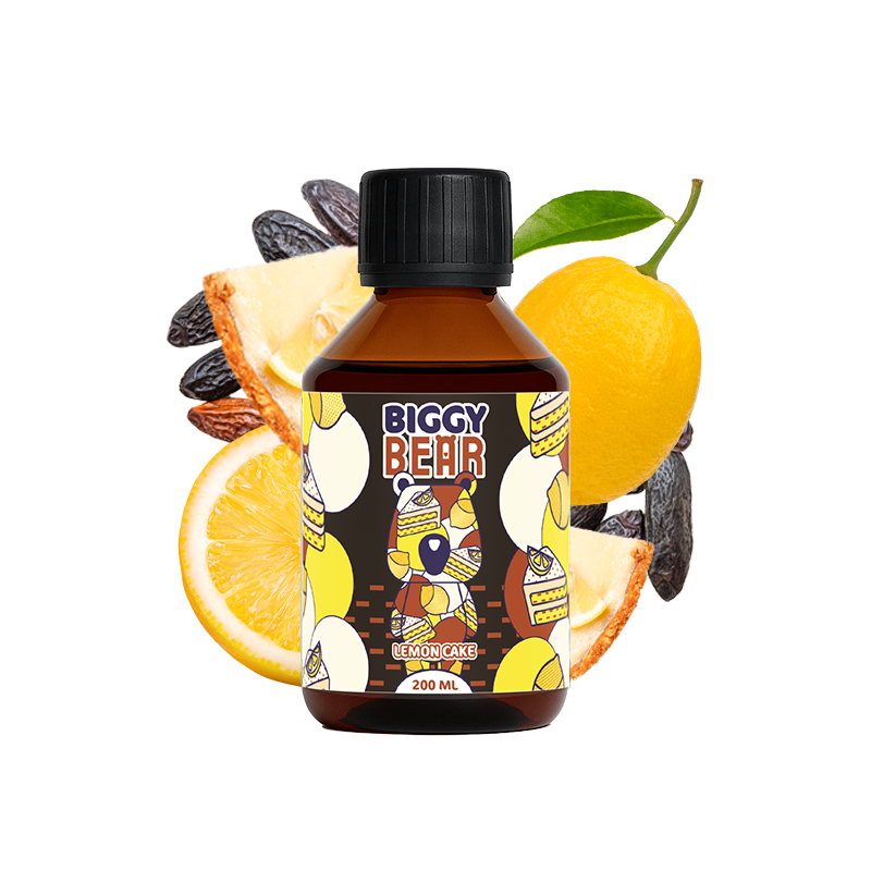 Biggy Bear - 200ml Liquid - Lemon Cake (ohne Nikotin)