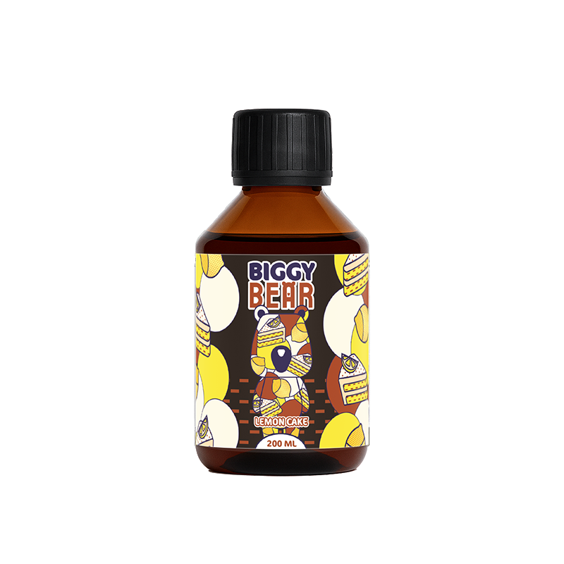Biggy Bear - 200ml Liquid - Lemon Cake (ohne Nikotin)