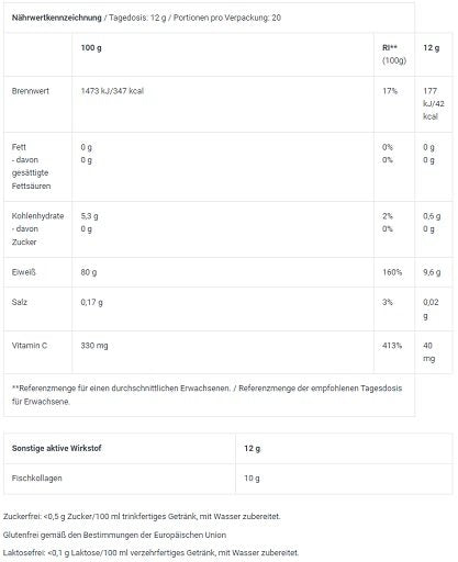 BioTech Marine Collagen 240g