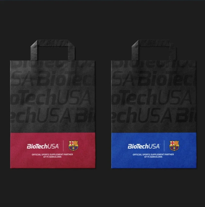 BioTech Papiertaschen / Paper bag small - FC Barcelona 250 Stück