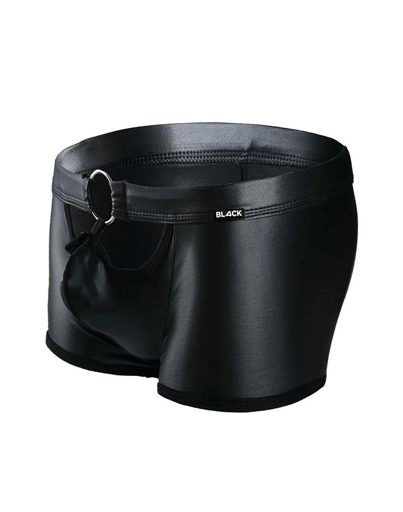 BL4CK by C4M - Peekaboo - Mini-Hose - Schwarz