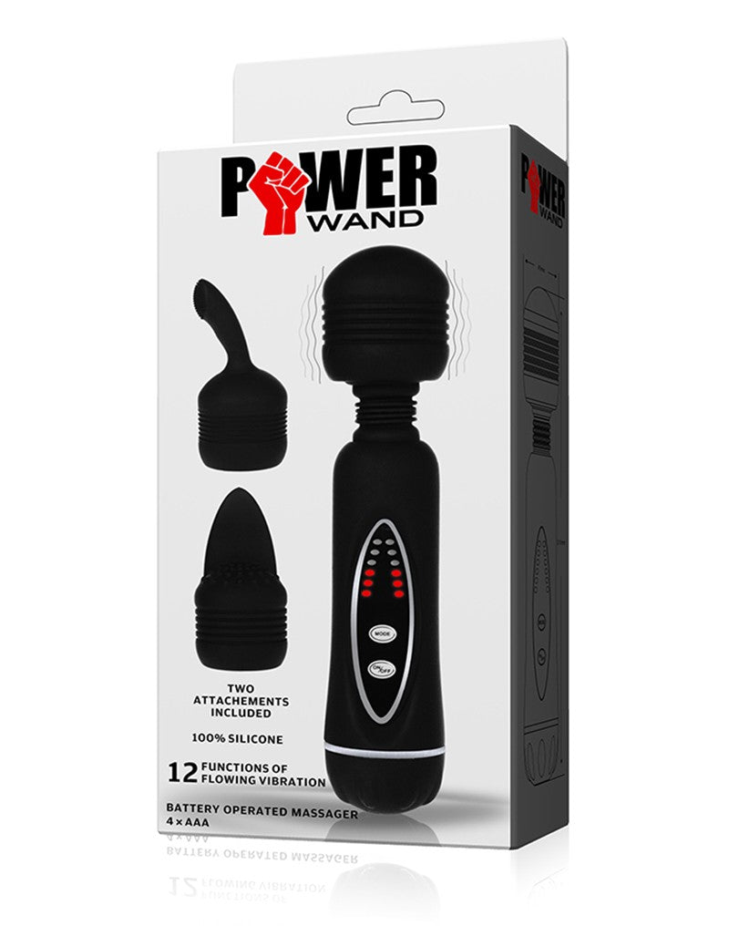 2: Black Power Wand with 2 Heads