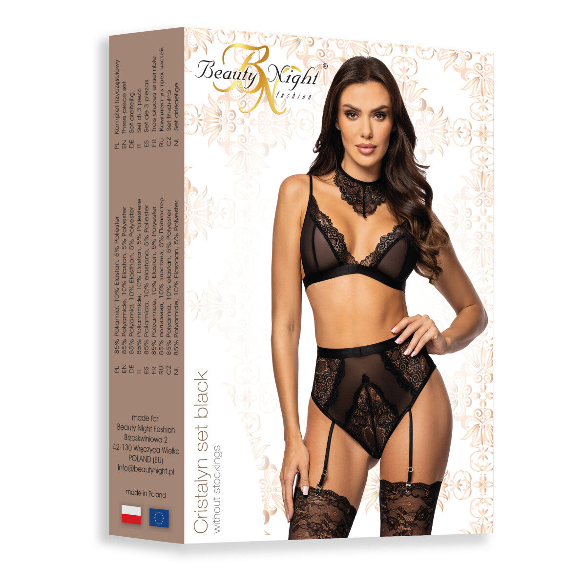 BN Cristalyn 3pcs set black