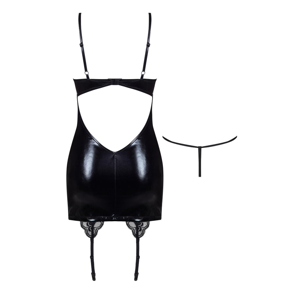 BN Gemma chemise & thong black