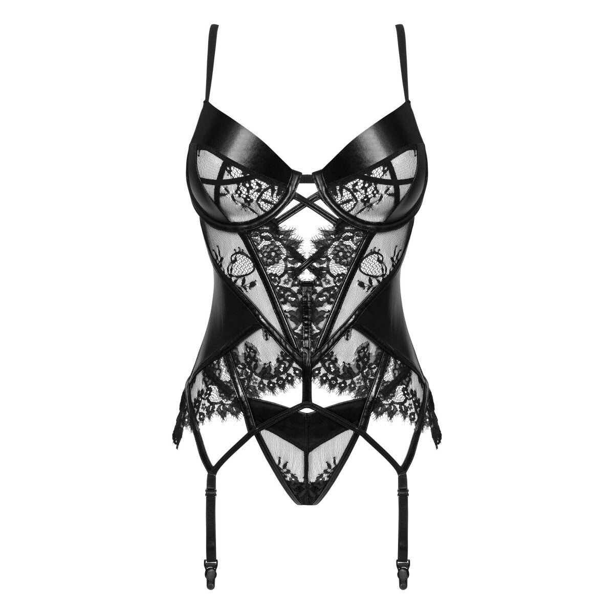 BN Leonela corset & thong black