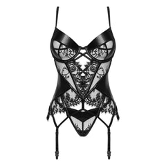 BN Leonela corset & thong black
