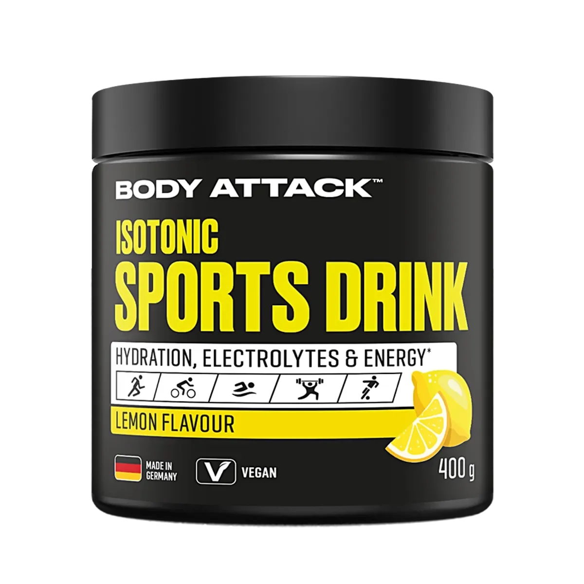 Body Attack Isotonic Sports Drink 400g