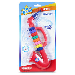 Bontempi Saxophon mit 8 farbigen Tasten im Blister