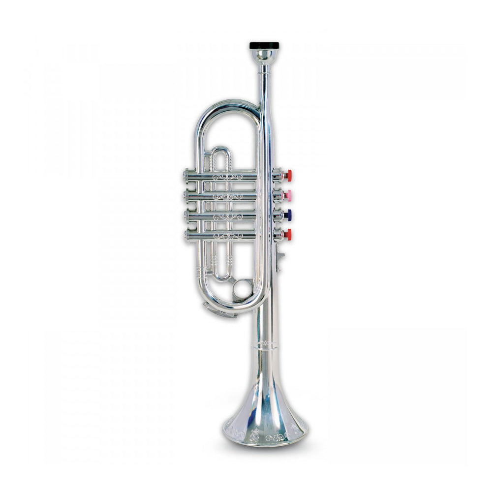 Bontempi Trompete mit 4 farbigen Tasten, 41 cm