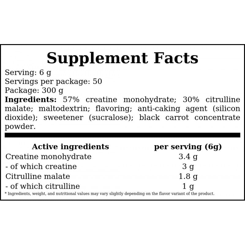 Boogie Creatine - 300g - Tropical