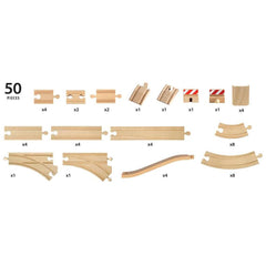 BRIO 50 Piece Track Pack