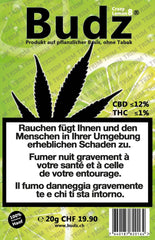 Budz - Crazy Lemon 8 - Greenhouse Hybrid CBD Trim - 20g