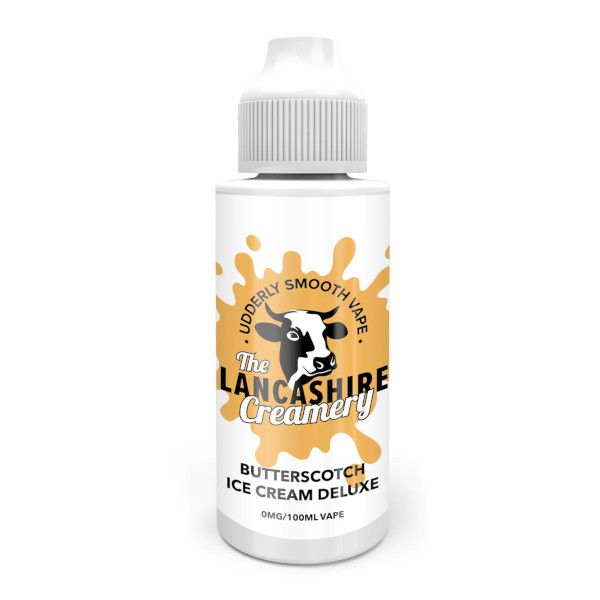 The Lancashire Creamery - Butterscotch Ice Cream Deluxe - 100ml - Shortfill