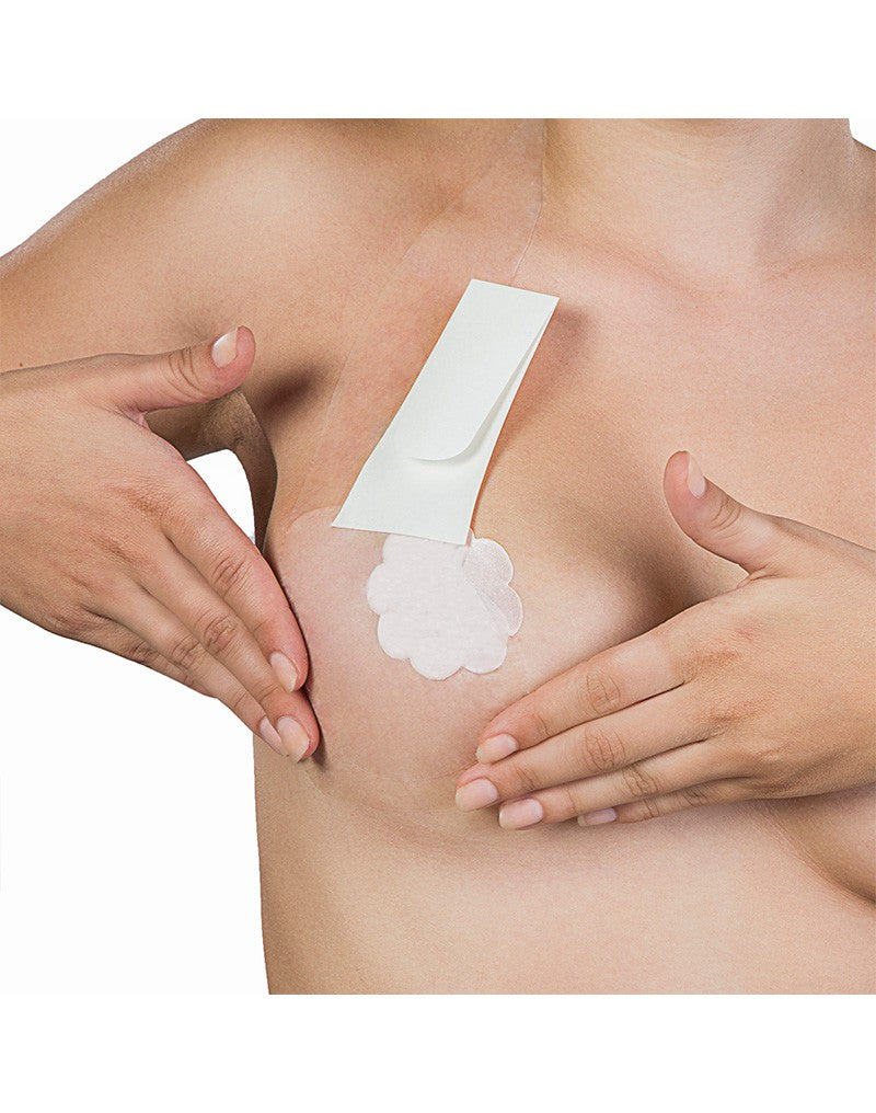Bye Bra - Perfektes Dekolletéband A-F - Nude (3-6 Paar)