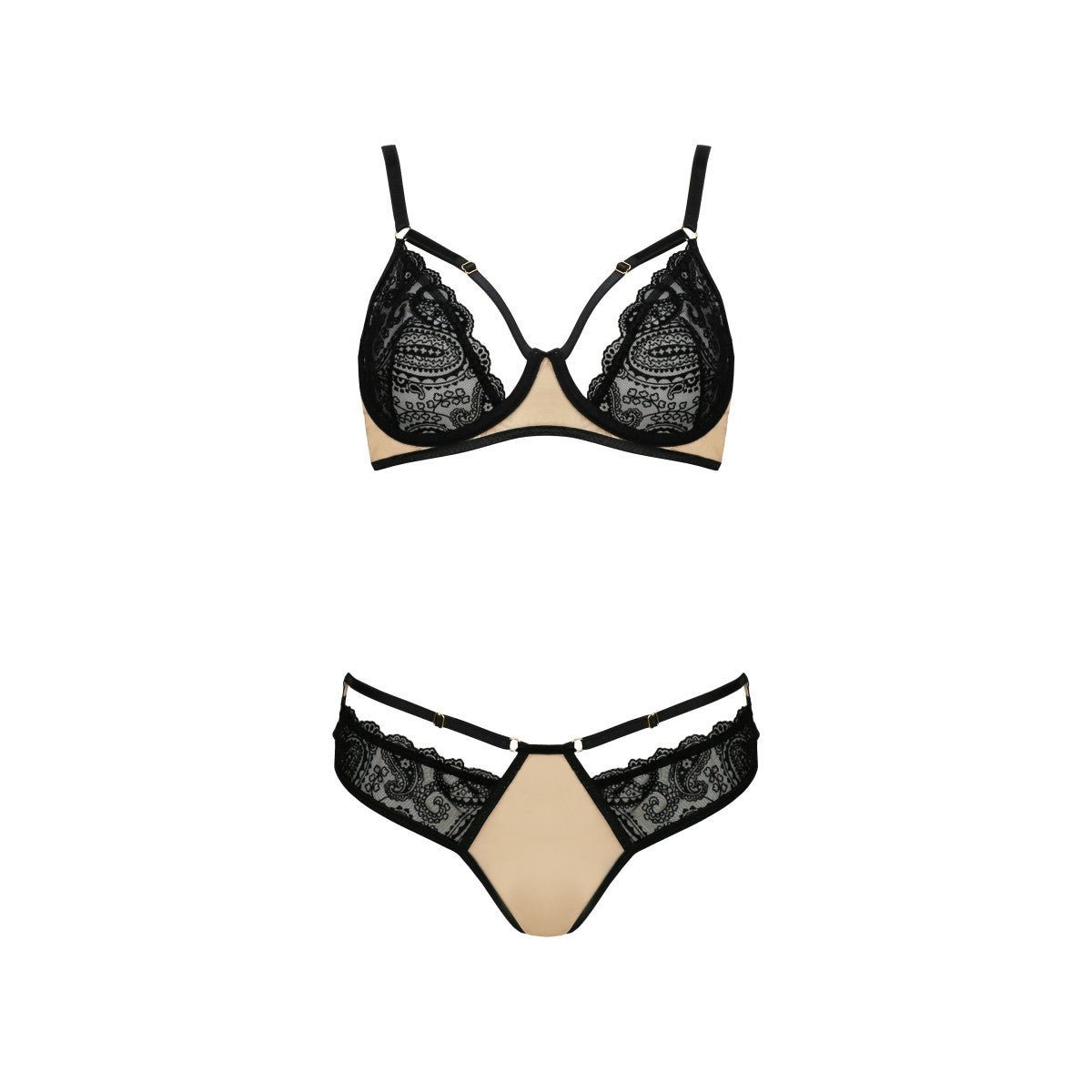 CA Daisy 2pcs set black-beige