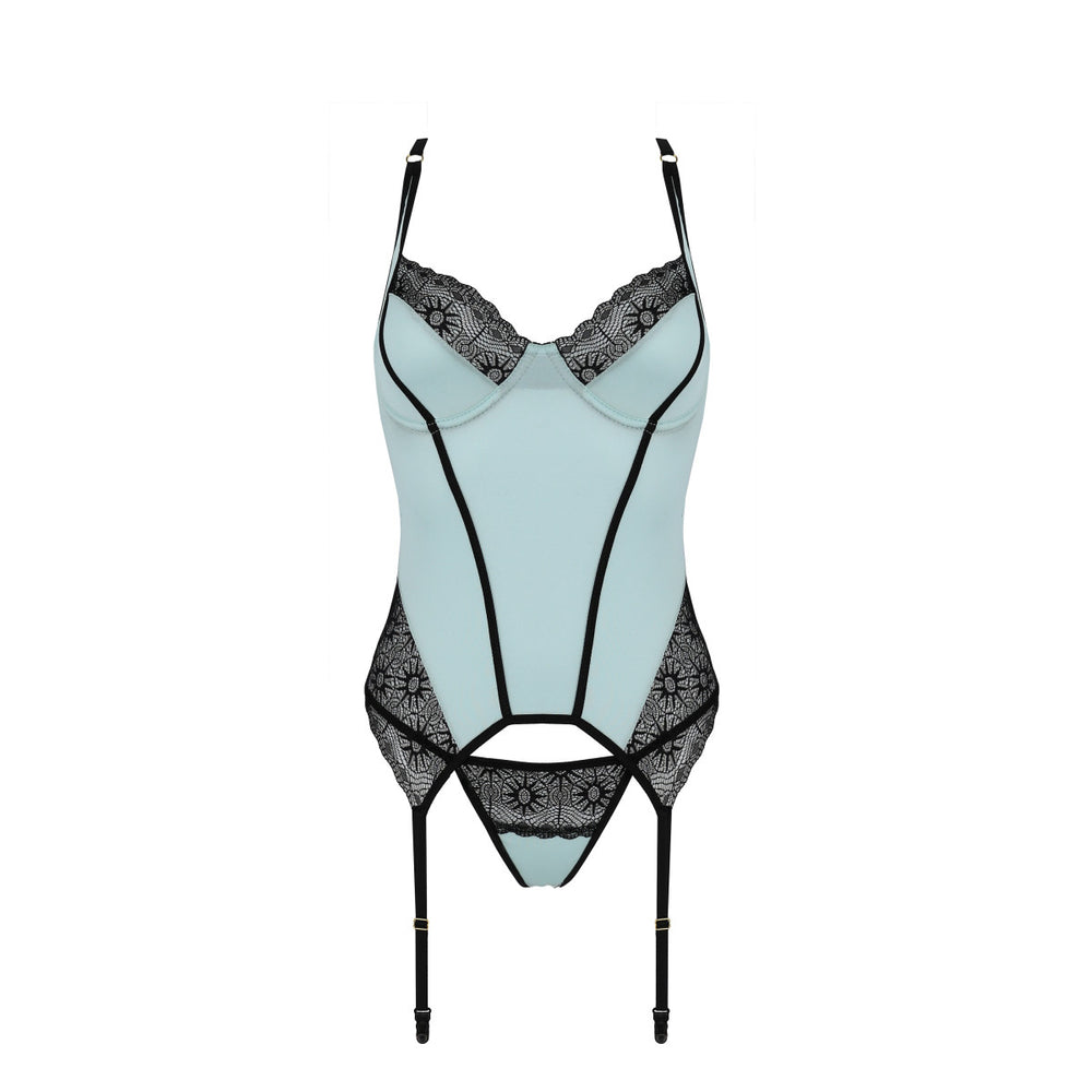 CA Sidra corset & thong mint