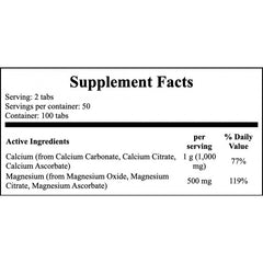 Calcium and Magnesium - 100tabs x12
