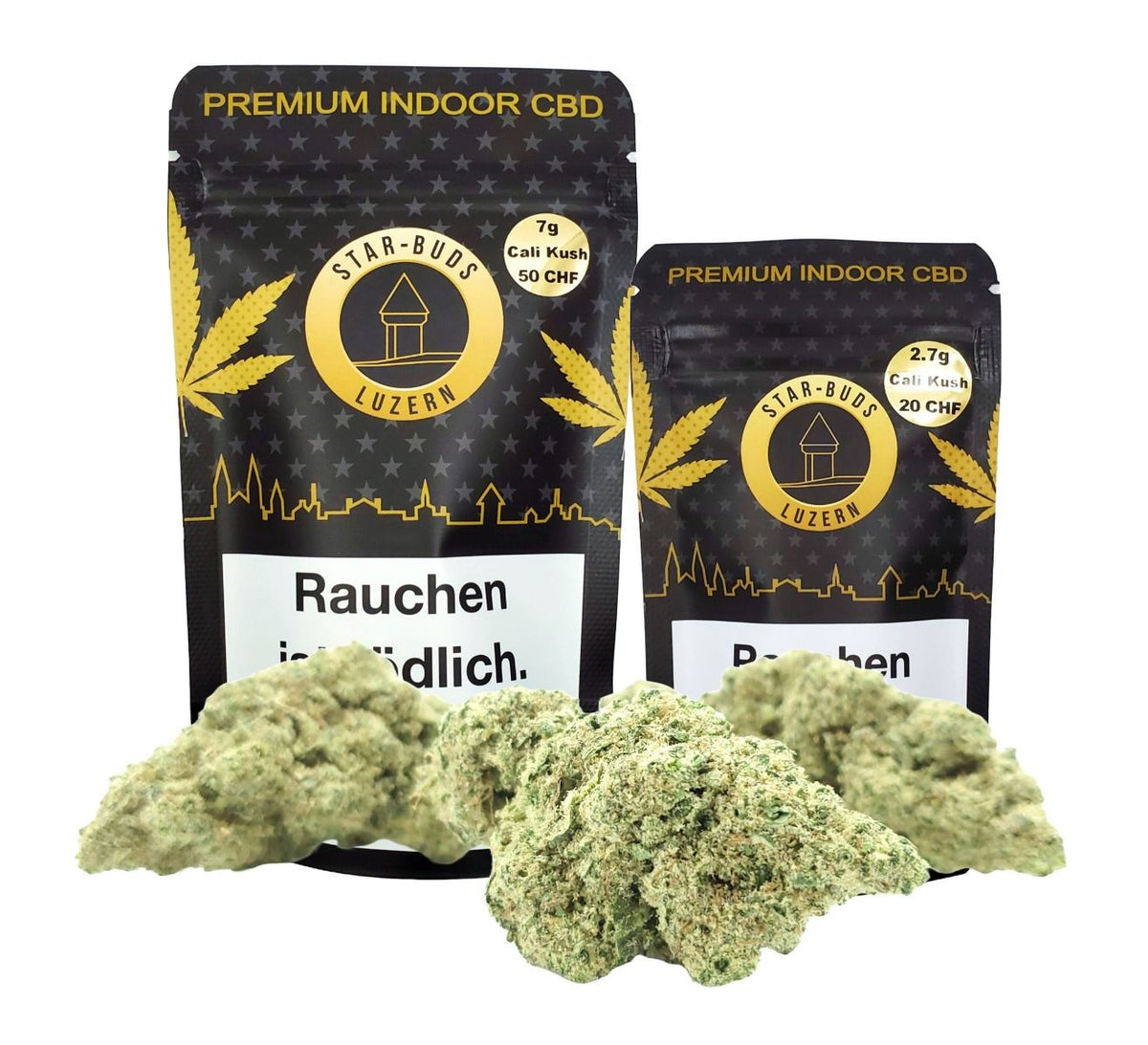 STAR-BUDS Indoor CBD Blüten, Cali Kush 2.7g
