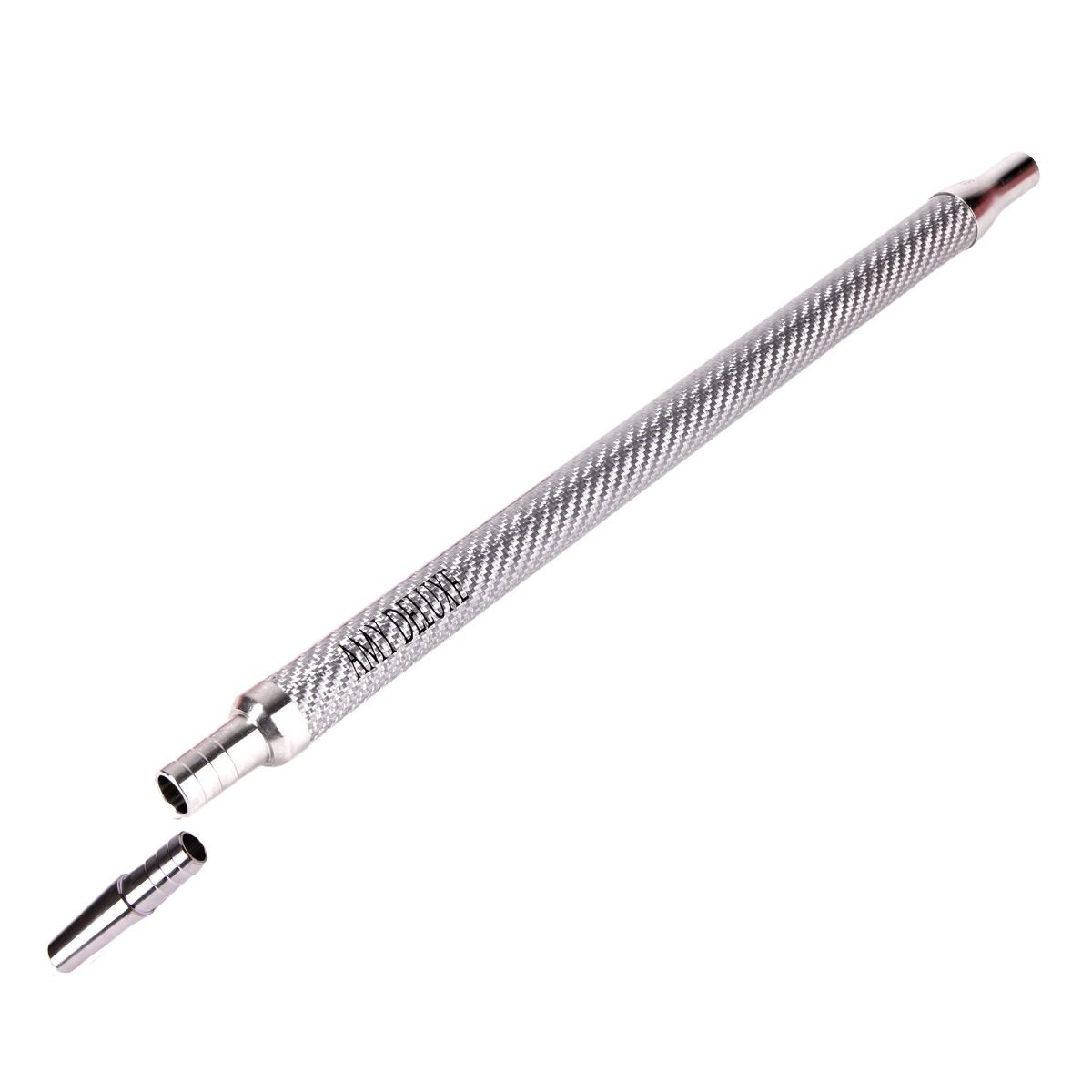 Amy Deluxe Edelstahlmundstück-Set - Carbonoptik Box Weiss