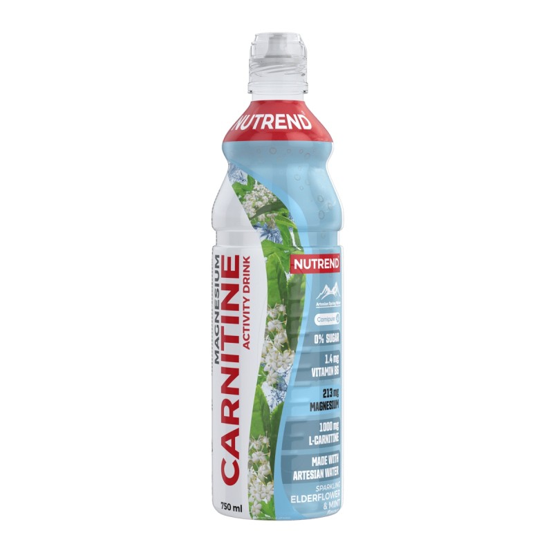 Carnitine Magnesium Activity Drink - 750ml - Elderflower Mint