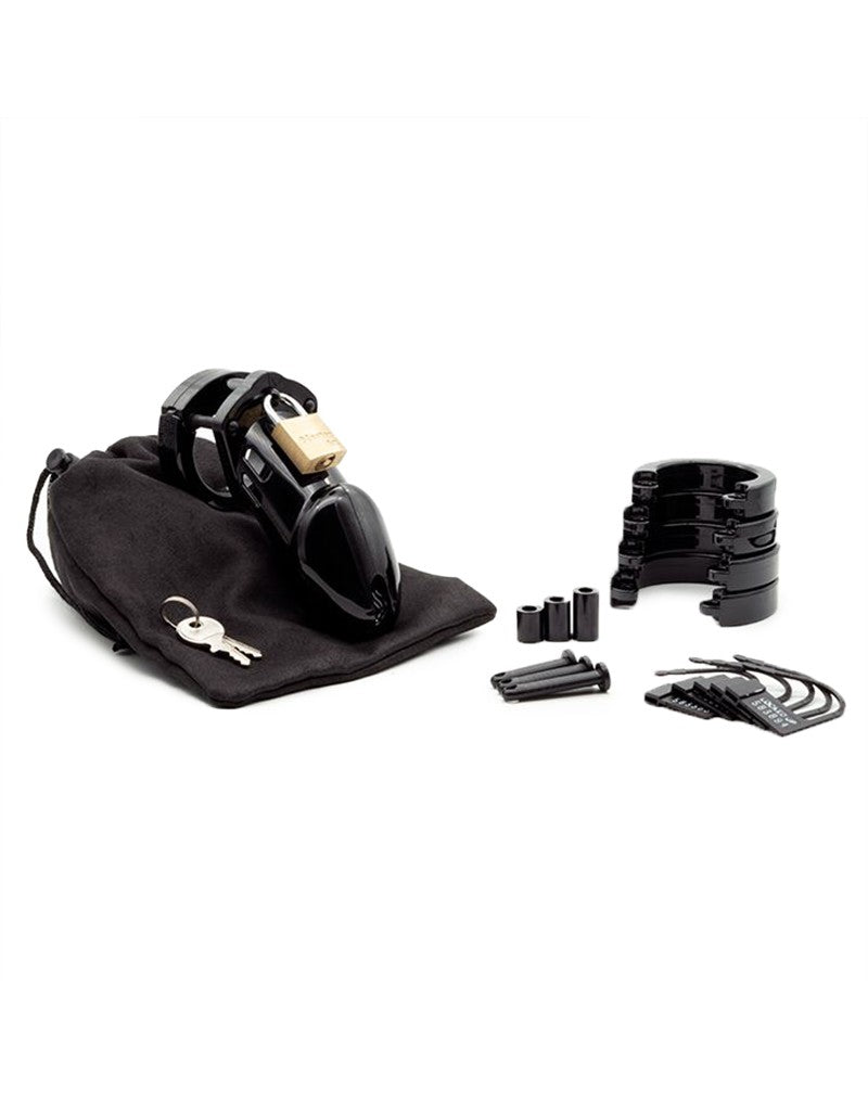 3: CB-X - CB6000 - Penis-Keuschheitsset - Schwarz