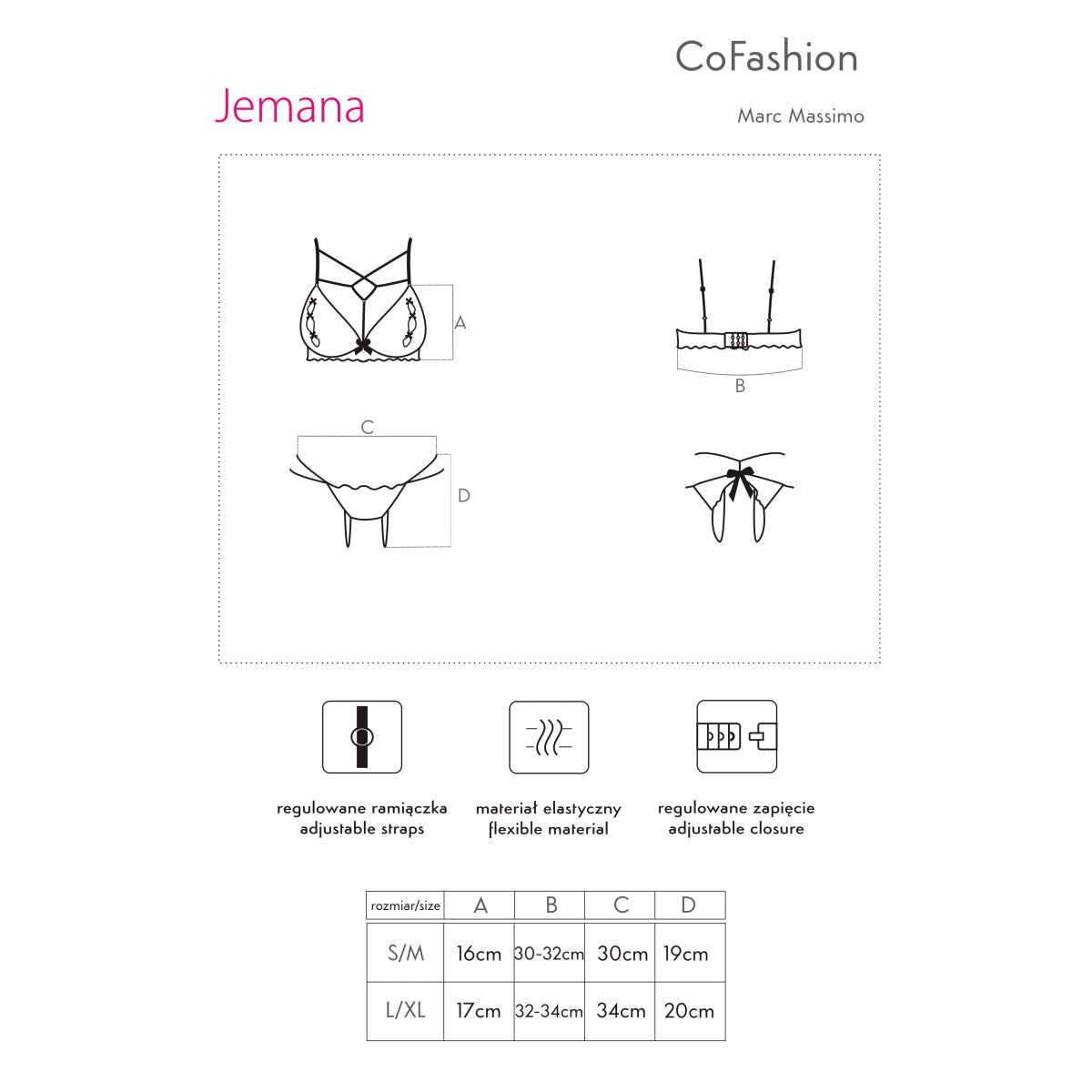 CF Jemana set schwarz