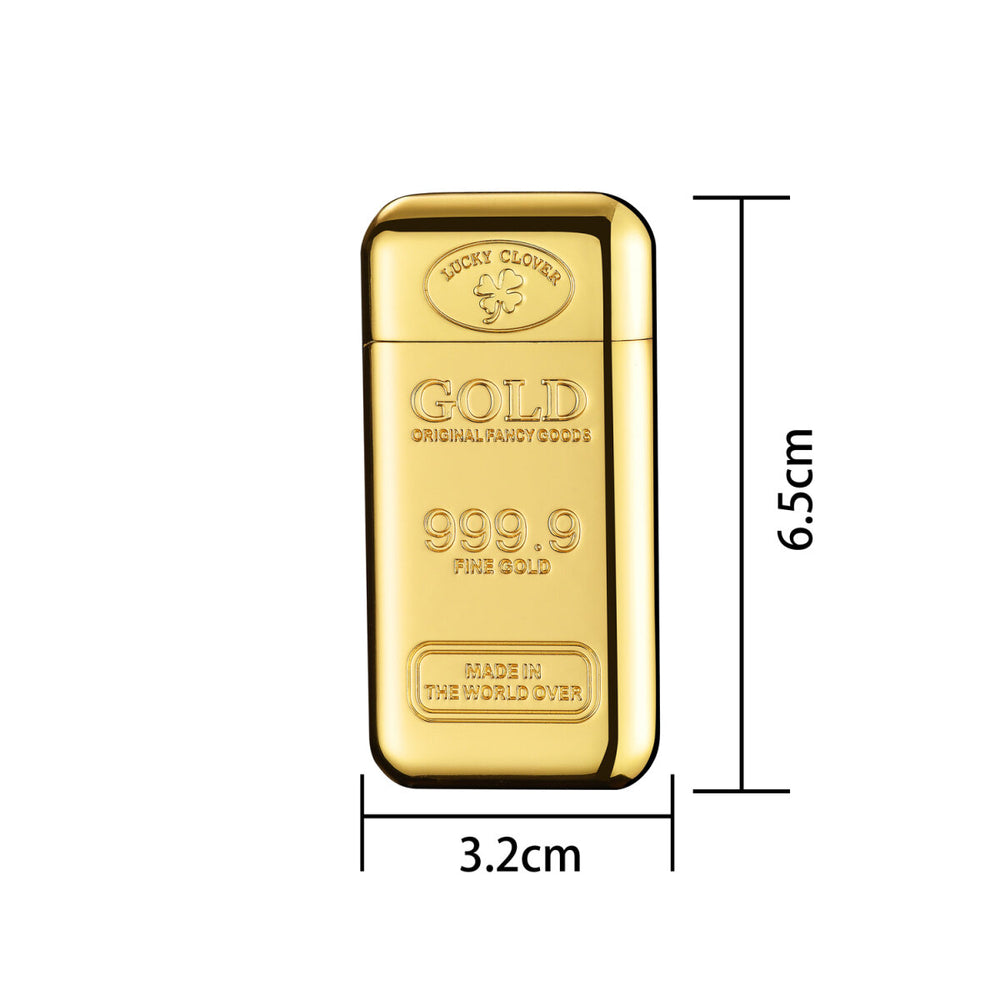 Champ - Goldbar Feuerzeug - Jetflame Blue - Display - 12 Stück