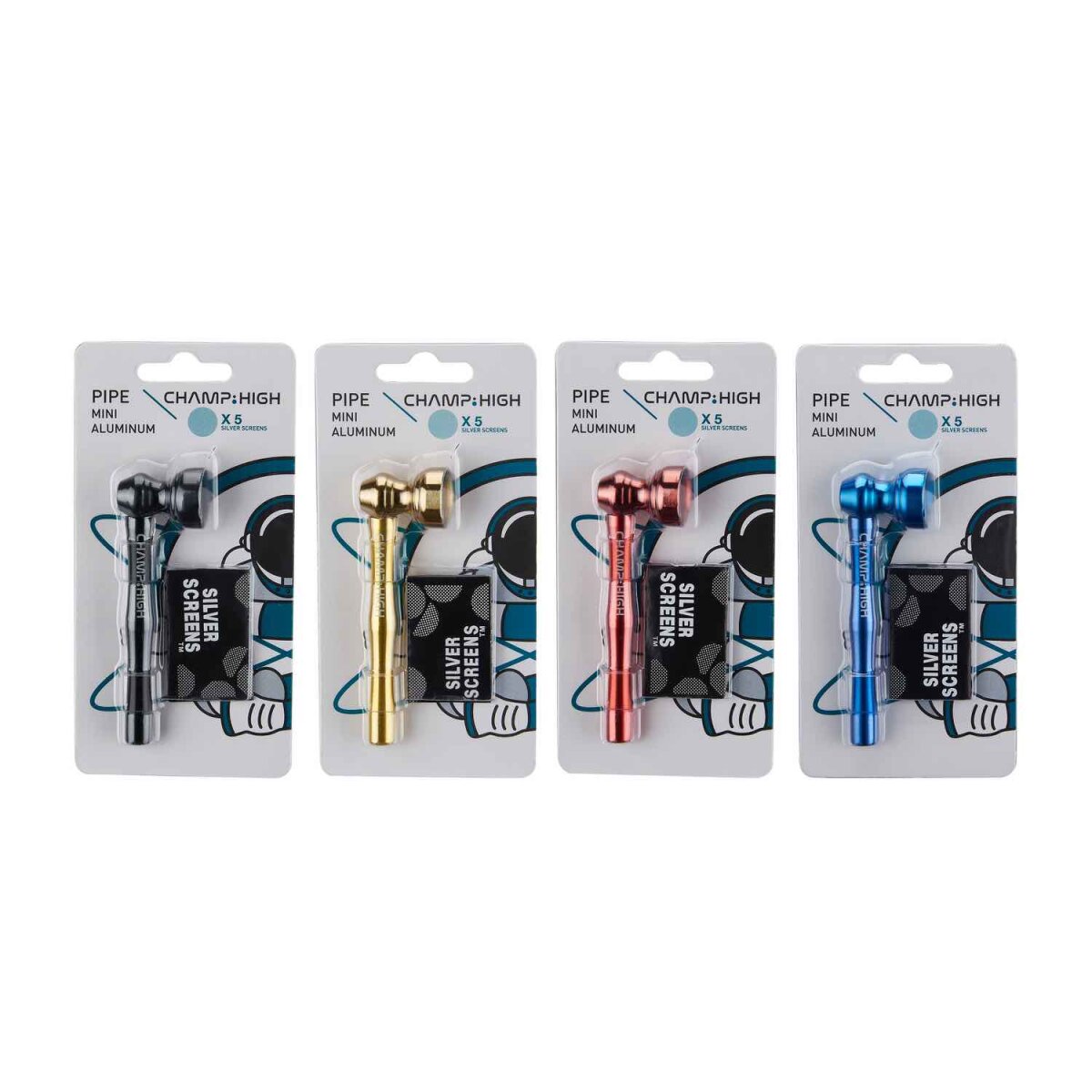 Champ High - Alu Mini Pipe - 85mm - Display - 24 Stück