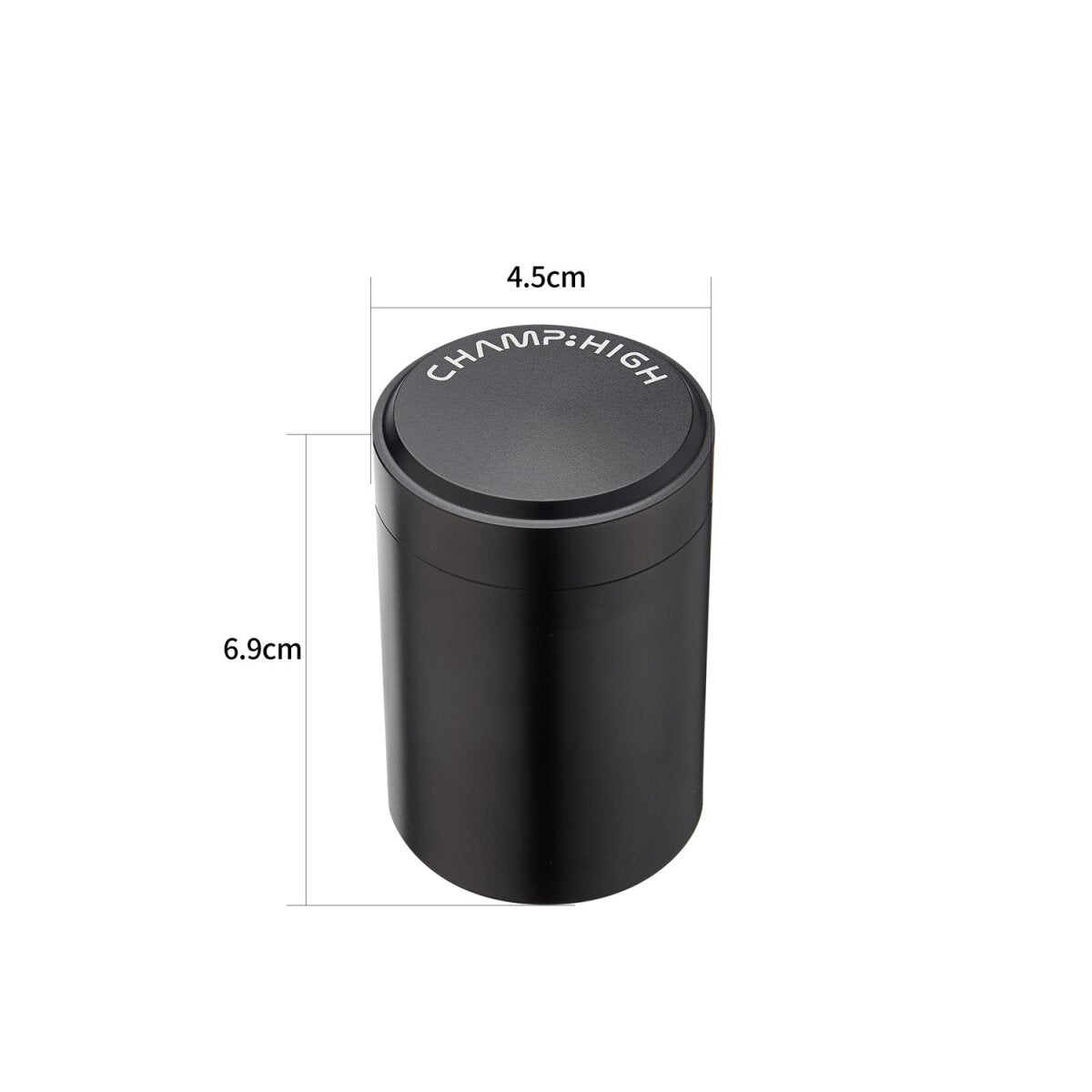 Champ High - Alu Stash Tube - Black - 45x69mm - 1 Stück